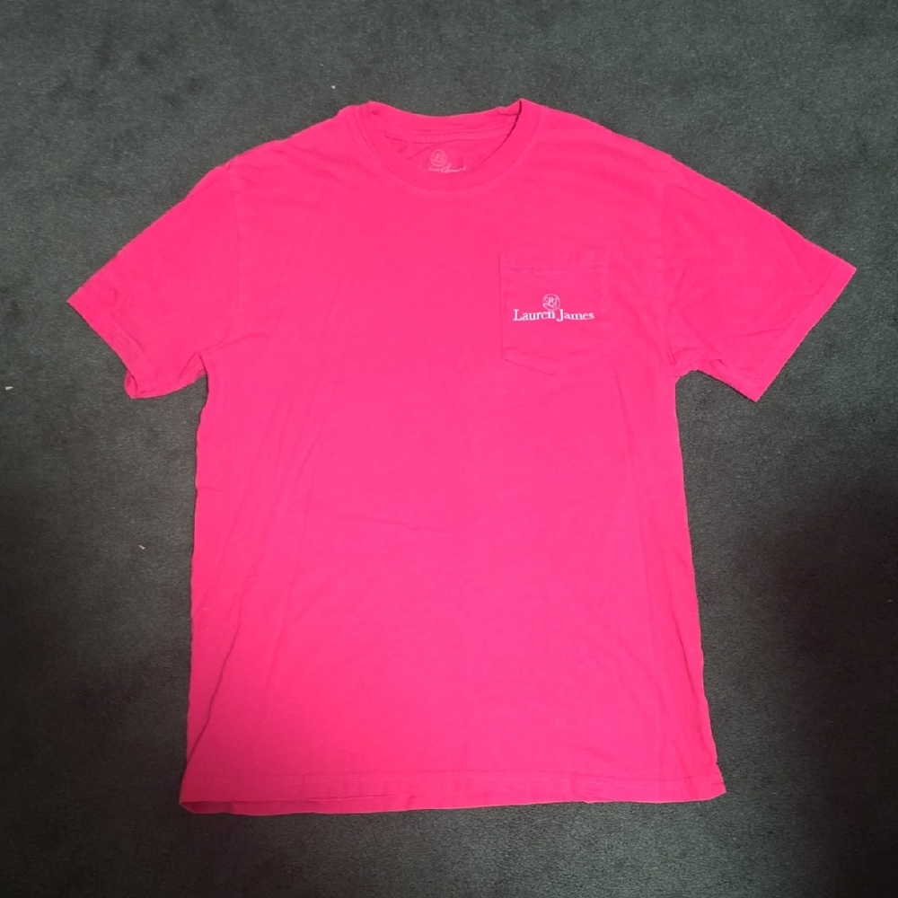 Lauren James Vibrant Pink Short Sleeve Tee